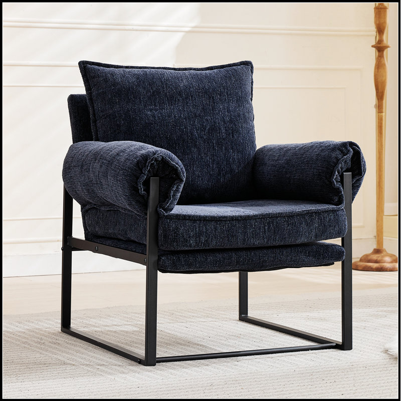 Fauteuil inclinable réglable avec six angles, chenille douce et structure en métal durable pour un confort et une polyvalence ultimes