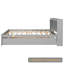 Lit plateforme double en bois massif-513215730