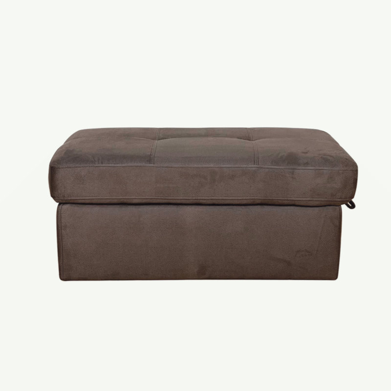 Brown Storage Ottoman
