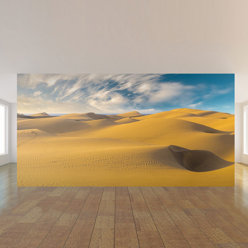 Panneau de papier peint paysage désertique Sille, L 100,08 po x l 96 po