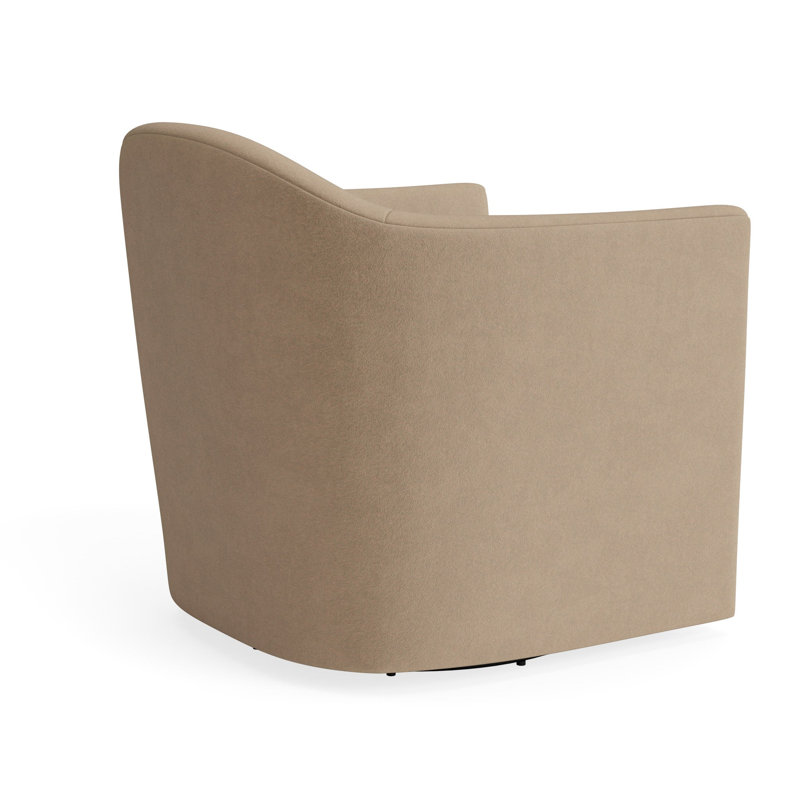 MTO - About Face Swivel Lounge Chair, Otter Velvet
