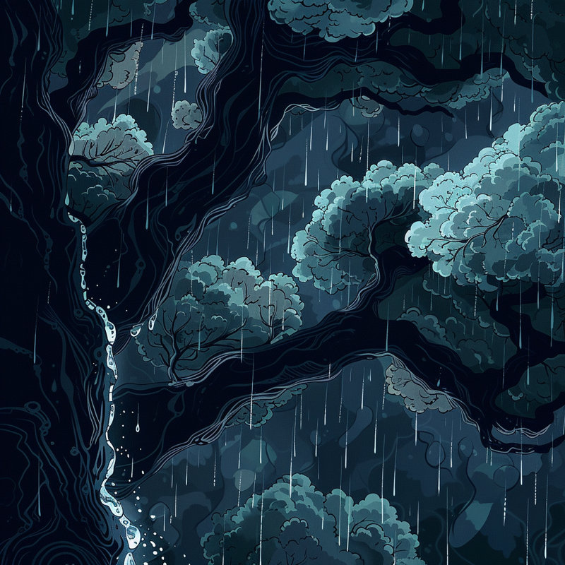 Canopy - 24"x24" Framed canvas