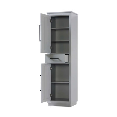 Armoire de rangement pour salle de bain 20 pouces en gris