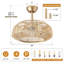 Ventilateur de plafond 20 po avec luminaire Artelia