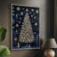 «Christmas Holiday Art DCXLIV», reproduction d'art encadrée - bois massif-908231990