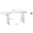 60Inches Rustic Farmhouse Console Table , Distressed Wood Finish Entryway Sofa Side Table For Living Room, Hallway,Natural Wood-1388592572