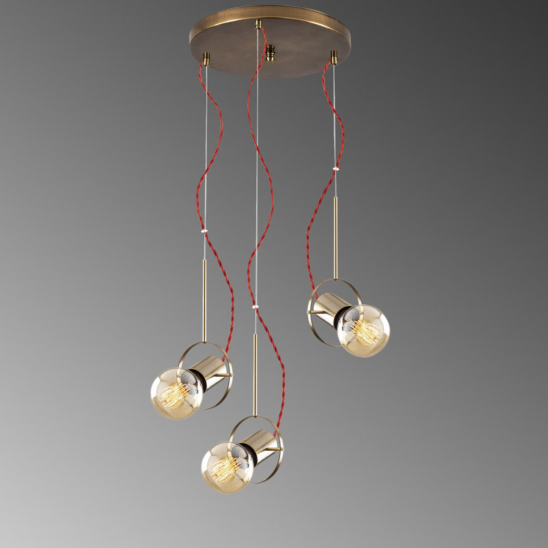 Luminaire suspendu à 3 lumières Aidon