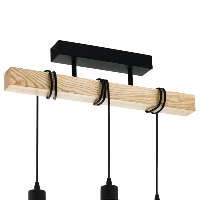 Jolyn 3 - Light Black Kitchen Island Pendant