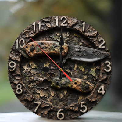 Horloge avec couteau et gaine