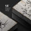 Spooky squelette sur bois, impression sur toile