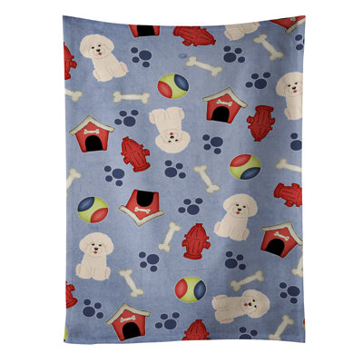 Chiffons bichon bichon frisé dog house