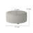 Weigand 39" Wide Round Abstract Cocktail Ottoman-1027230946