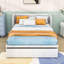 Lit escamotable en bois avec tiroir de rangement, port USB et lattes-82736549-82736574