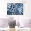 Blue Folliage Set High-Gloss Frameless Acrylic Glass Wall Art Floral & Botanical Print by Oliver Gal, Ready to Hang, 10 x 15-233518226-233518238