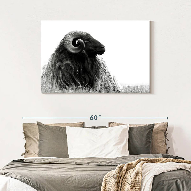 Brampt Bighorn Ram, 30" H x 45" W