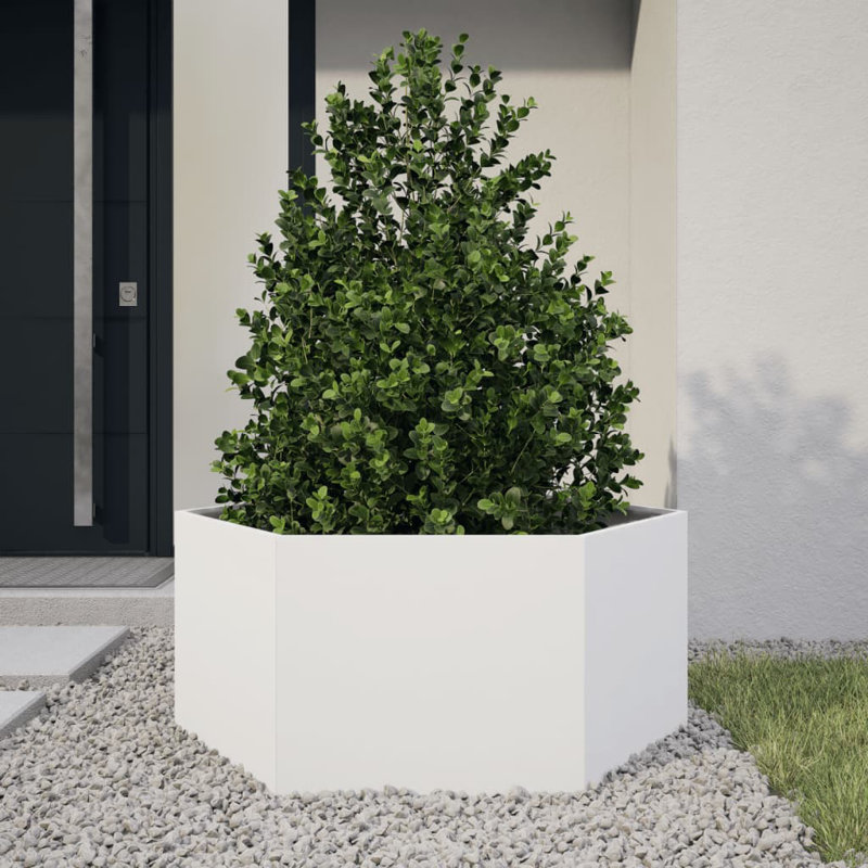 Planter Box, 45cm H x 104cm W x 90cm D, White 
