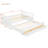 Full Size Daybed With Twin Size Trundle And Drawers, Full Size, White(OLD SKU: LP000341AAK)-2121200367