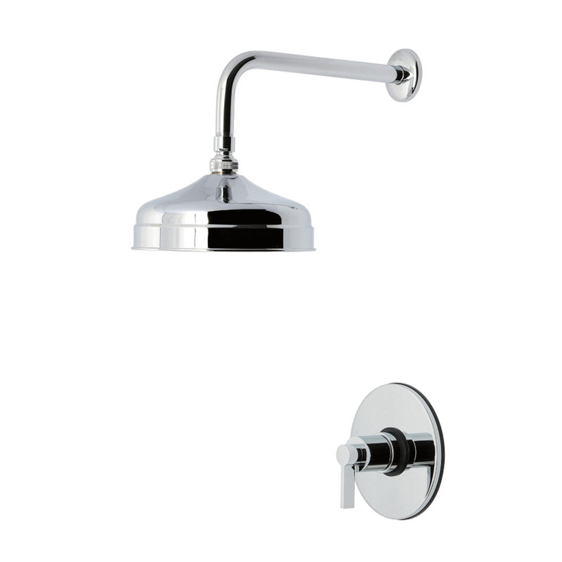 Kingston Brass NuvoFusion Single-Handle Pressure Balanced Shower Faucet, Polished Chrome