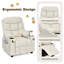Quercia Kids 16'' Recliner and Ottoman-1270375356