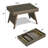 Aviraj Rectangular Wicker/Rattan Outdoor Folding Side Table-621777561