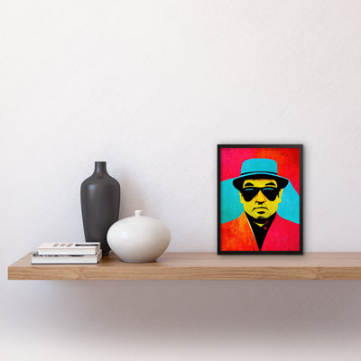 Pop Art Bright Jazz Musician Sunglasses - Single Picture Frame Print