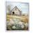 White Floater Framed
