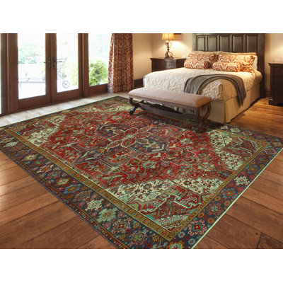 Lindsae One-of-a-Kind 8'11" X 12'6" 1980s Wool Area Rug