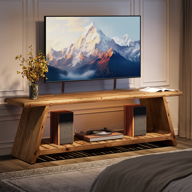 Meuble télé 63 po, console multimédia