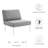 Modway Stance Outdoor Patio Aluminum Armless Chair-2085680221