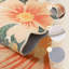 Tapis lavable pour tapis de salon antidérapant à motif floral antidérapant-978159800