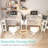 Meiyi L-Shaped Computer Desk with Power Outlet
