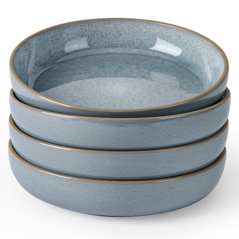 30 oz. Willsboro Bol à pâtes en grès, Bleu clair
