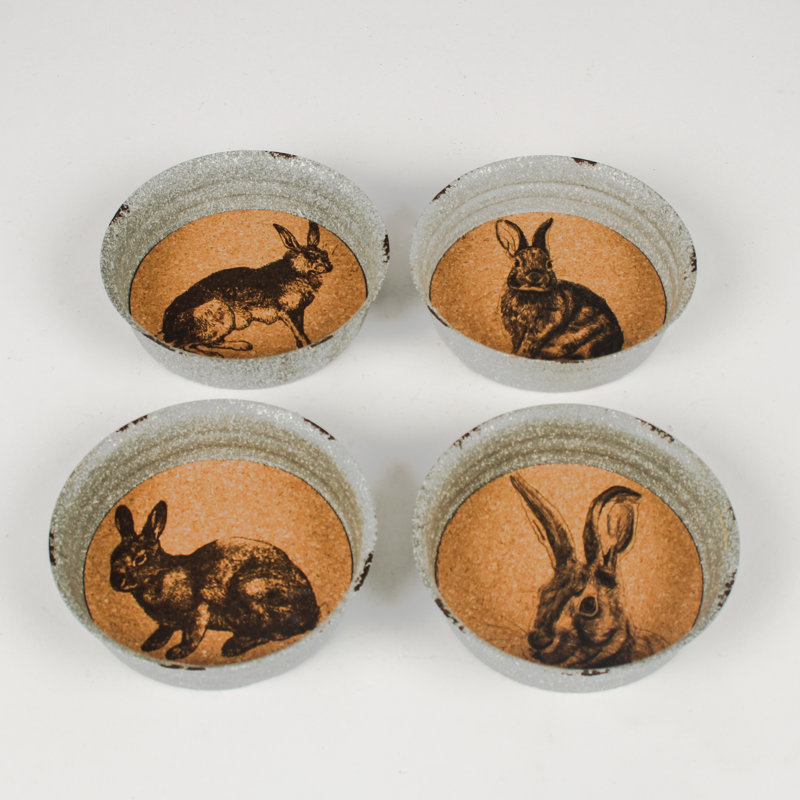 Round 4 Piece Coaster Set