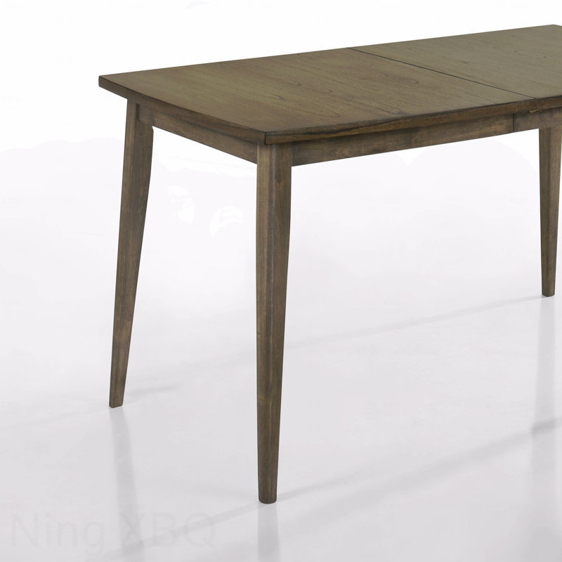 Billie Vintage Walnut Contemporary Rectangle Dining Table 72"