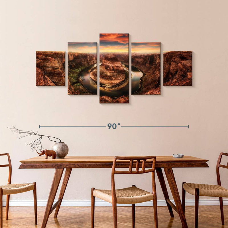 Horseshoe Bend Panorama, 42" H x 92" W