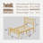 Guliana Bamboo Platform Bed-880429199