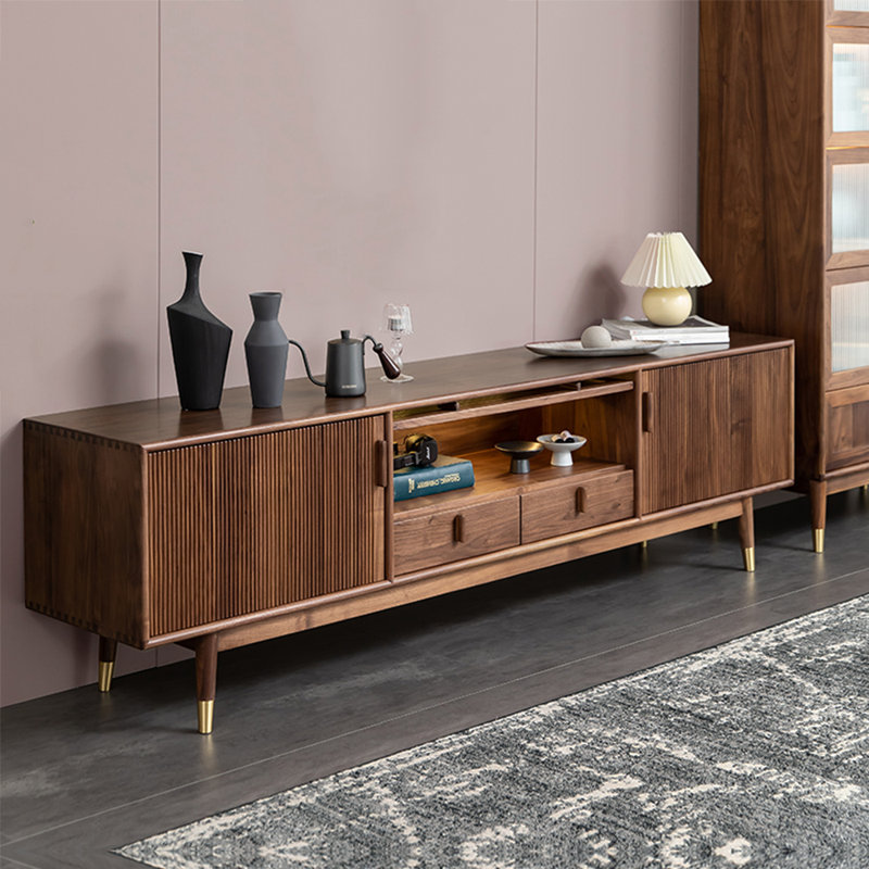 Meuble télé moderne et luxueux, 70.87"