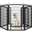 Panel Metal Exercise Pen With Door-124571612