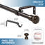 Tringle à rideau simple avec drapeaux Pomonok Finial-133959265-133959277