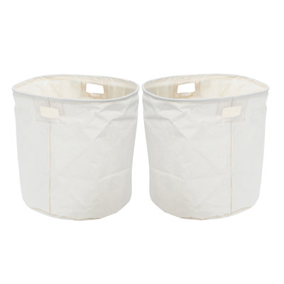 Ensemble de panier de rangement en tissu