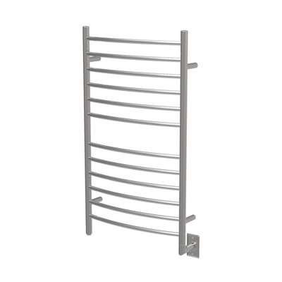 Radiant Large Curved Electric Towel Warmer Hardwired or Plug in