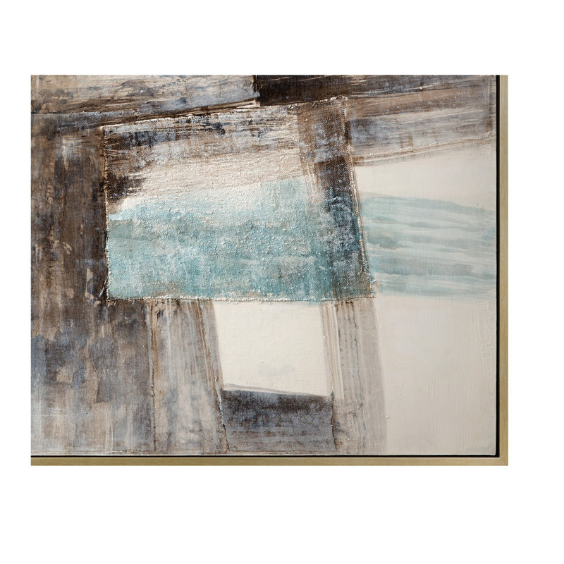 Quiet Structure Framed Canvas