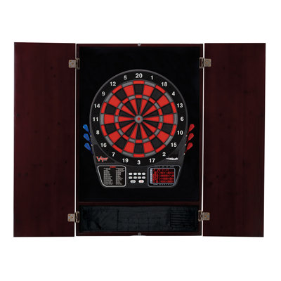Ensemble d’armoire et de jeu de fléchettes électronique Metropolitan 797 avec fléchettes