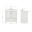 Meuble-lavabo simple avec plateau Abshire 37-93359366-121646125