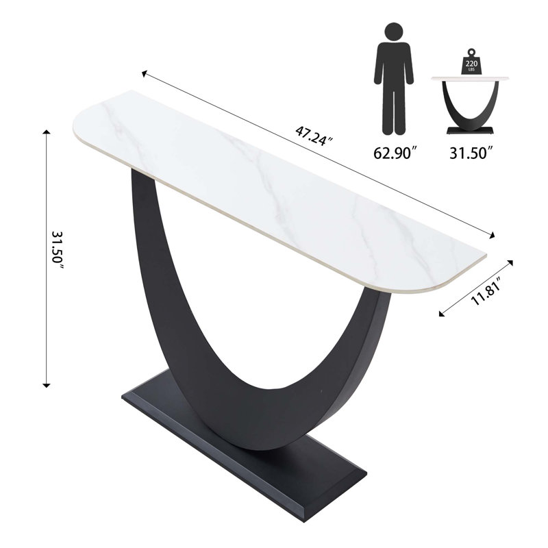 Console Dorvilus 47,2, Noir