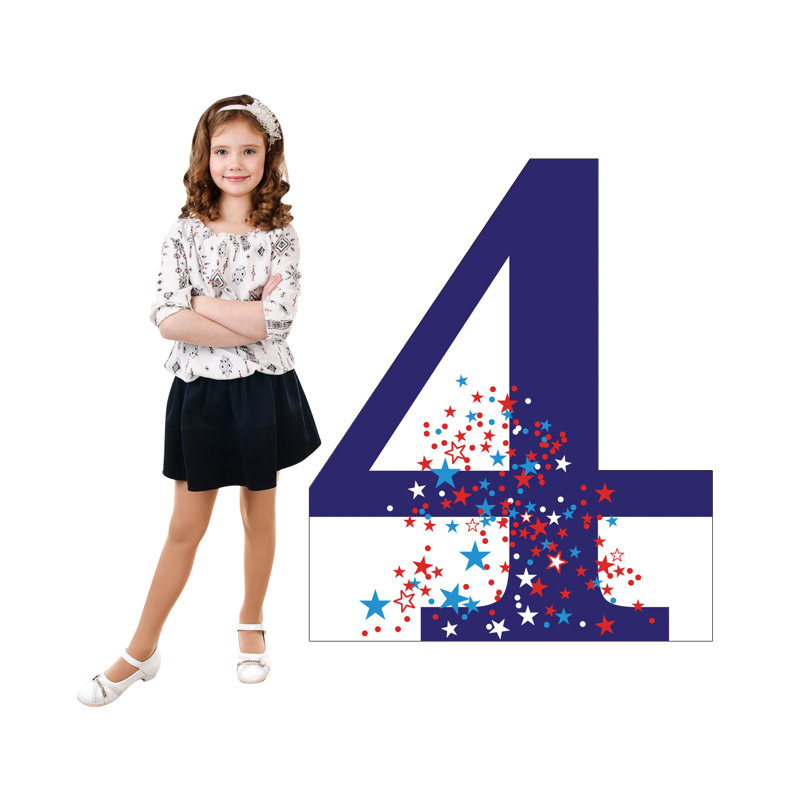 Number 36'' Cardboard Standup