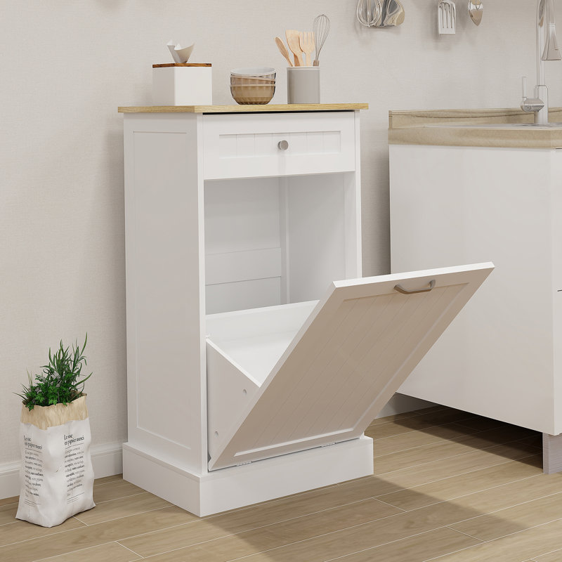Buffet décoratif 1 porte Orfield, Blanc