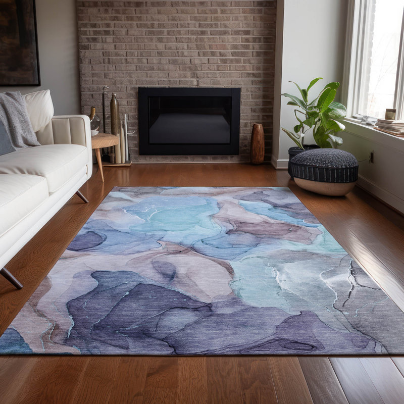 Tapis intérieur / extérieur Alfonzo avec envers antidérapant, Rectangle de 10 pi x 14 pi