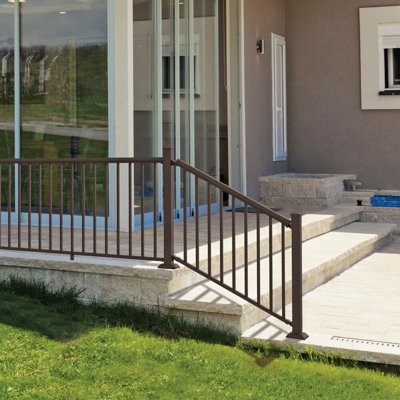 8'x36" VersaRail Winchester Aluminum Stair Rail Kit