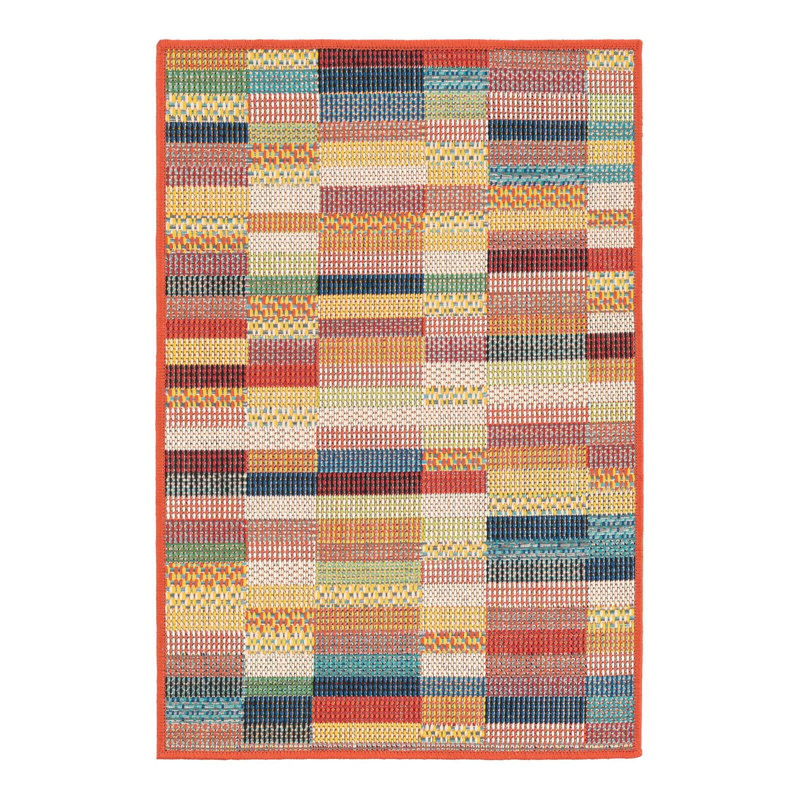 Striped Indoor / Outdoor Rug, Rectangle 2' x 3'1"